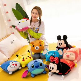 2024 Wholesale of cute children's summer cool blankets, car pillows, plush toys, children's games, playmates, holiday gifts, home decoration