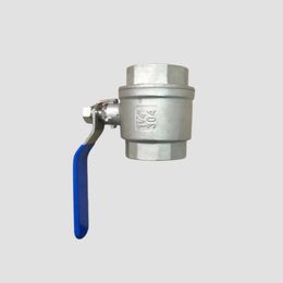 Stainless steel ball valve with steel handle