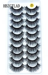2019 NEW 10 pairs 100 Real Mink Eyelashes 3D Natural False Eyelashes Mink Lashes Soft Eyelash Extension Makeup Kit Cilios 1218915827