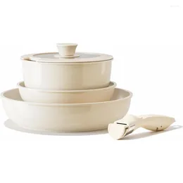 Cookware Sets Ceramic Pots And Pans Set Non Stick Nonstick Kitchen Toxic PFAS PFOA