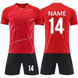 22/23 Survetement Football kit Men Women Soccer Jerseys Set Boys girl Football Training Uniforms Team Football Jerseys Sets 240313