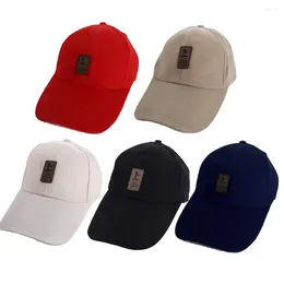 Ball Caps Hop Hip PU Leather Logo Korean Style Unisex Cotton Letter Baseball Women Men