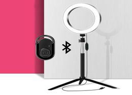 LED Ringlight Circle Lamp Selfie Ring Light with Bluetooth Remote for Makeup Video Po Studio Lighting on YouTube Tiktok7449095