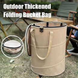 Tools Camping Trash Can Foldable Portable Outdoor Garbage Bin Camping supplies Large Capacity Garden Storage Can Clothing Storage