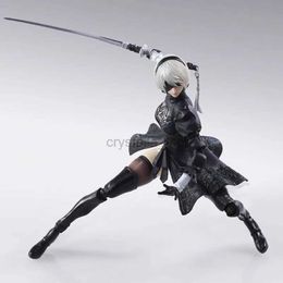 Anime Manga NieR Automata YoRHa nr 2 Type B Anime Character Model Multi-Articulated Movable Toy Mannequin Garage Decoration Set For Gift For Boy 240319