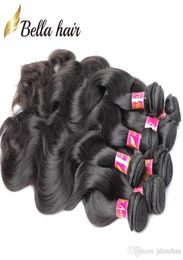 Virgin Brazilian Human Hair Extension 10pcs Body Wave Hair Bundles Weaves Whole Natural Black Color 830inch BELLAHAIR9173833