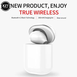 Headphones X20 Ultra Mini Wireless Single Earphone Hidden Inear With Button Control Waterproof Bluetooth Earphone With Charging Case