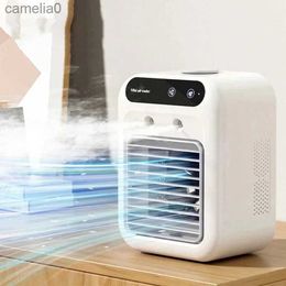 Electric Fans Portable Mini Air Conditioner Cooler Fan Water Cooling Fan Air Conditioning air cooler For Office Mobile Air ConditionerC24319