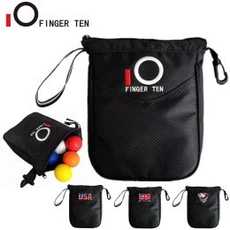 Aids New Durable Large Golf Pouch Bag for Men Women Zipper Storage Bags Hold 20 PU Balls USA UK EAGLE Black Style Drop Shipping