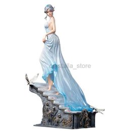 Anime Manga 58Cm Blade With Pvc Ice Printing Room Angel Statue Oversized Interior 1/4 Anime Model Figure Garage Figure Toy Set 240319