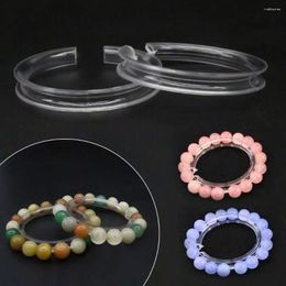 Jewelry Pouches Acrylic Bracelet Holder Shelves Displays Stand Bangle Organizer Rack Transparent Shelf