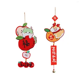 Party Decoration PVC Chinese Dragon Hanging Lucky Ornament Blessing Words R Year 2024 For Living Room Accessories Lightweight