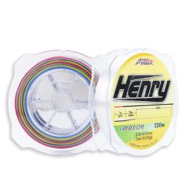 Lines Angryfish Outdoor Sport Fishing Line Nylon Tapered Line 220m Henry Series Popular Strong Strength Line Fishing Accessories