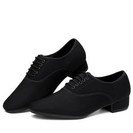 Shoes XIHAHA Ballroom Latin Dance Shoes Men Jazz Shoes Sneakers for Men Low Heel Professional or Practise Dancing Shoes Oxford Cloth