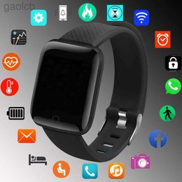 Wristwatches Silicone Sport Smart Watch Men Women Kids Fitness Watches Bracelet Electronics Smart Clock For Android iOS Waterproof Smartwatch 24319