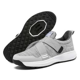 HBP Non-Brand Custom Mens Indoor Cycling Shoes Breathable Sport Cycling Lock Footwear Size 46 47 for Men