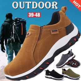 Boots 2022 New Casual Shoes Men Sneakers Outdoor Walking Shoes Loafers Men Comfortable Shoes Male Footwear Light Plus Size 48