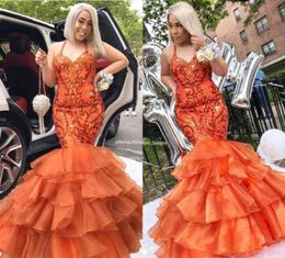 2019 Cheap Coral Long Prom Dress Mermaid Halter Neck Formal Pageant Holidays Wear Graduation Evening Party Gown Custom Made Plus S1908944