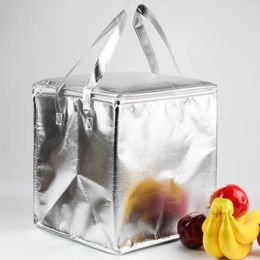 Storage Bags 5pcs Cake Refrigeration Bag Large Capacity Food Insulation Portable Takeaway Zipper Self Sealing And Fresh-keeping Pack