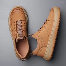 Walking Shoes Autumn And Winter High-quality Leather Casual Board Fashion Trend Versatile Outdoor Comfortable