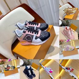 Men Woman Casual Shoes Designer Sneakers Luxury Leather Trainers Fashion Rubber Outsole Top Classic Run Away Sneakers Mixed Color Flats Trainers Shoes famous brand