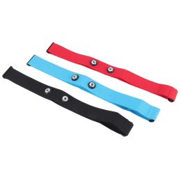 Equipment 3Pcs For Magene Heart Rate Chest Strap Adjustable Elastic Strap For Polar Wahoo Garmin Sports Wireless Monitor Rate Belt