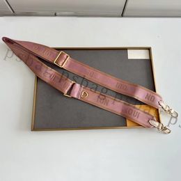 Pink sugao designer straps shoulder straps handbag straps shoulder tape high quality straps for girl designer bags 7color choose hongli-240318-30
