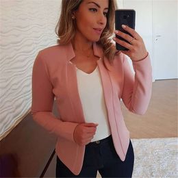 Designer Women's Fashion Casual Suit 2024 spring and autumn New Solid Colour Casual Professional Small Suit Coat Top Womens Wear jackets for women work Suit 8JSH
