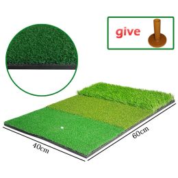 Aids Outdoor Putter Grass Pad with Tee Holder Golf Swing Exerciser Mat Multifunction for Easy Safety Exercise Accessories