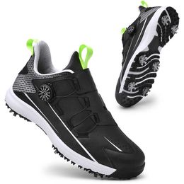 HBP Non-Brand New Arrived Mens Golf Shoes Waterproof Sneakers Men Outdoor Golfing Spikes