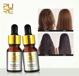 PURC 10ml Hair Care Moroccan Pure Argan Oil High Quality Hairs Care Oil Treatment For All Hairs Types Hair Scalp Treatment6448082