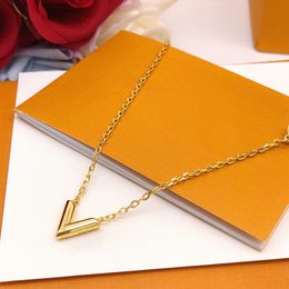 Schnürsenkel Designer Schmuck Lvlies Blumenanhänger Louiselies Vittonlies Halskette für Frauen klassische Marke Gold Geschenk mit Schachtel