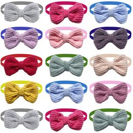 50/100pcs Small Dog Bow Tie For Puppy Dog Bowties Collar Adjustable Girl Dog Bowtie For Cat Dog Collar Pet Supplier 240311