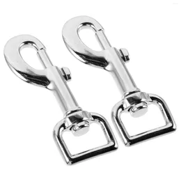 Dog Collars 2 Pcs Pet Snap Hooks Leash Zinc Alloy Restraint Connectors Lanyard Clasp Replace