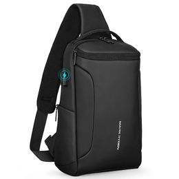 MARK RYDEN Large Capacity Crossbody Shoulder Bag For Men Travel Sling Fits in 11inch Pad 240311