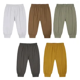 Trousers ZDHoor Baby Boys Girls Bamboo Pants Toddlers Summer Mosquito Repellent Breathable Basic Solid Long Bloomers