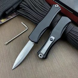 Special Offer H6001 High End AUTO Tactical Knife D2 Stone Wash Blade CNC Aviation Aluminium Handle Outdoor Camping Hiking EDC Pocket Knives with Retail Box