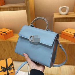 Shop design handbag wholesale retail 2024 New Fashion Light Luxury Small Bag Handbag High Solid Color Shoulder Womens