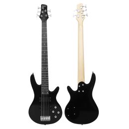 Guitar Professional 4 Strings/5 Strings Bass Guitar Maple Body Electric Bass Guitar Stringed Musical Instrument With Connexion Cable