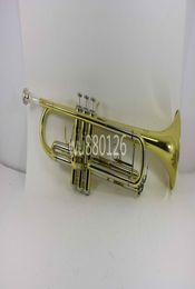 Jupiter JTR 600M Brass Tube Gold Lacquer Bb trumpet New Arrival Musical Instrument trompeta with Case Mouthpiece9415128