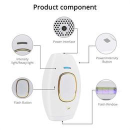 Strong Pulse Hair Removal Device Epilator for Women IPL Laser Hair Removals Flashes Ice Cooling Full Body Bikini Hair Remover Photoepilator