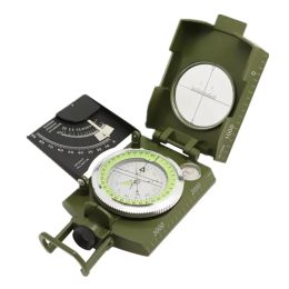 Compass Professional Compass Geology Compass Military Sighting Luminous Compass with Moonlight