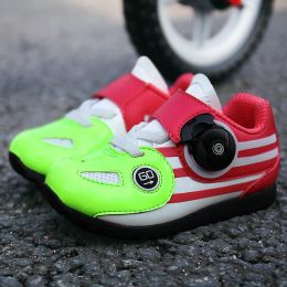 Footwear Children's Professional Cycling Shoes Outdoor Breathable MTB Bicycle Shoes AntiSkid Sneakers Racing Road Bike SPD Cleat Shoes