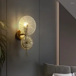 Wall Lamp Modern Golden Simple Living Room Background Corridor Aisle Sofa Bedroom Bedside Decorative