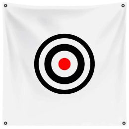 Aids Indoor Golf Tool Golfing Net Mat Canvas Practicing Targeting White Cloth