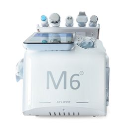 Newest M6 hydra oxigen facial machine skin clean beauty hydrodermabrasion facial machine 6 in 1