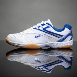 shoes Professional Men Table Tennis Shoes Blue Red Women Volleyball Training Badminton Shoes Lightweight Tennis Sneakers Girls Boys