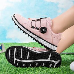 Boots New Women Golf Shoes Ladies Breathable Golf Wears for Women Comfortable Walking Shoes Golfers Walking Sneakers Ladies