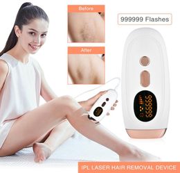 Skin Care Tools 999999 Flash IPL Hair Removal Instrument Painless Electric Epilator Pulsed Light Device 5 Adjustable Remover Machine3768437