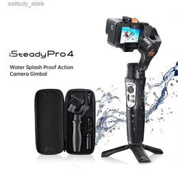 Stabilizers iSteady Pro 4 Gimbal for 11/10/9/8/7/6/5 DJI OSMO Insta360 One R Action Camera 3-Axis Handheld Stabilizer Q240319